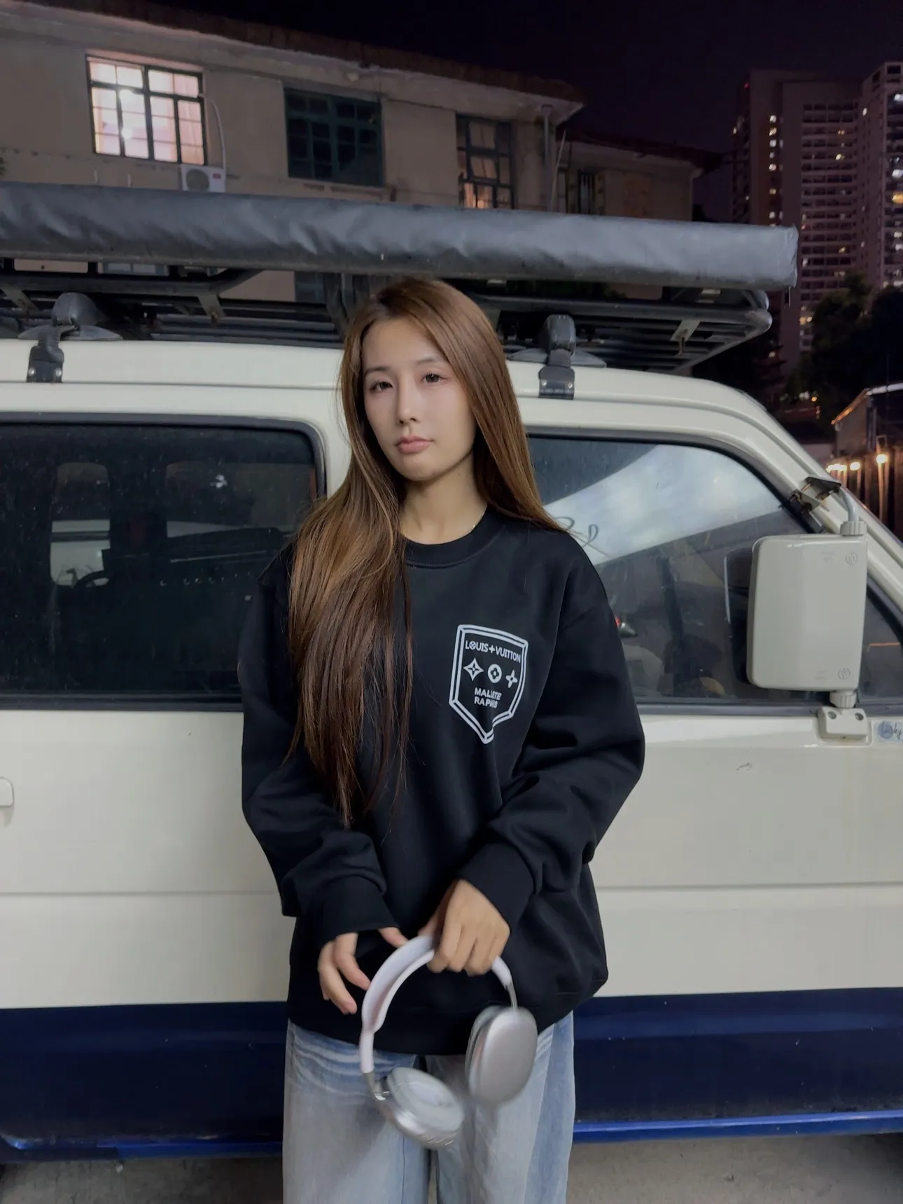 Louis Vuitton/Louis Vuitton shield crew neck sweatshirt